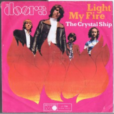 DOORS Light My Fire / The Crystal Ship (Metronome J-788) Germany 1968 PS 45